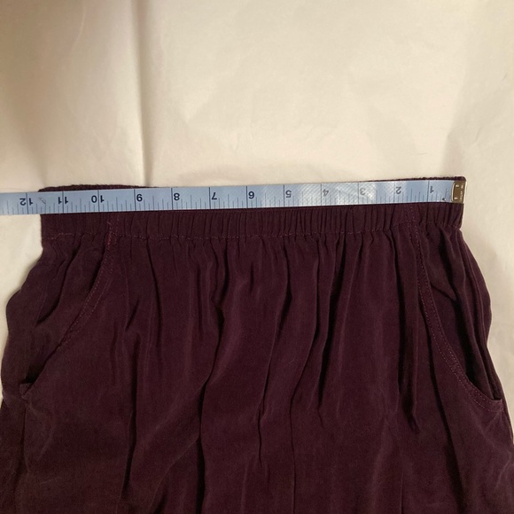 Carole Little Purple Rayon Skirt - Picture 10 of 11